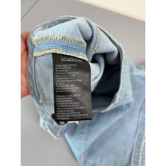 BDG Urban Outfitters women's‎ 27 light wash micro denim shorts high waisted - Picture 5 of 6